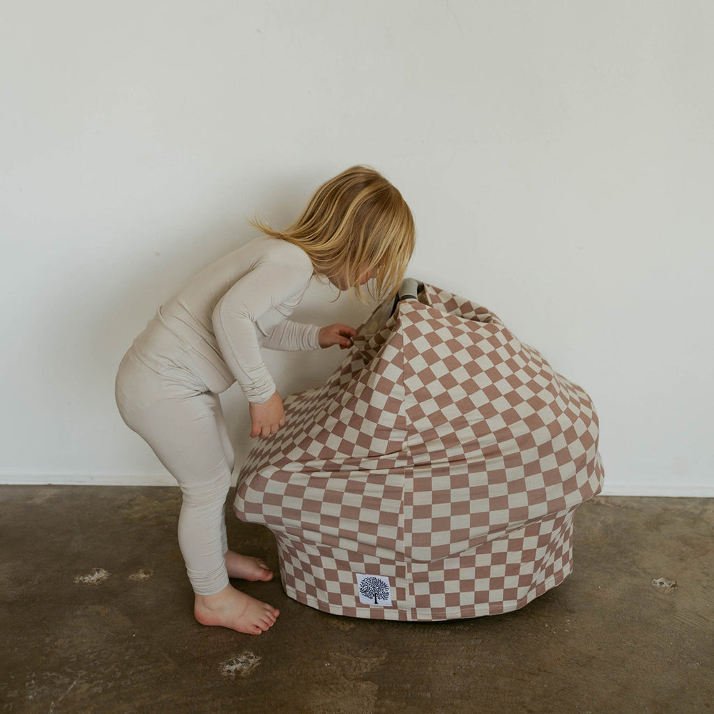 Multi-use Cover, Rosewood Checker